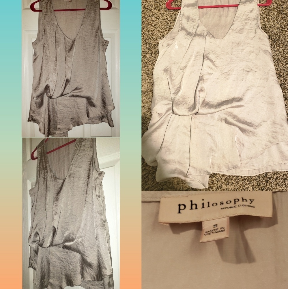 💠 3 for $30💠 Silver Philosophy Sleeveless Blouse
